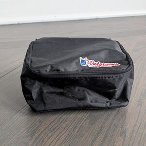 Walgreens Travel Toiletry Bag - Black Multi-Purpose Cosmetic & Shave Case
